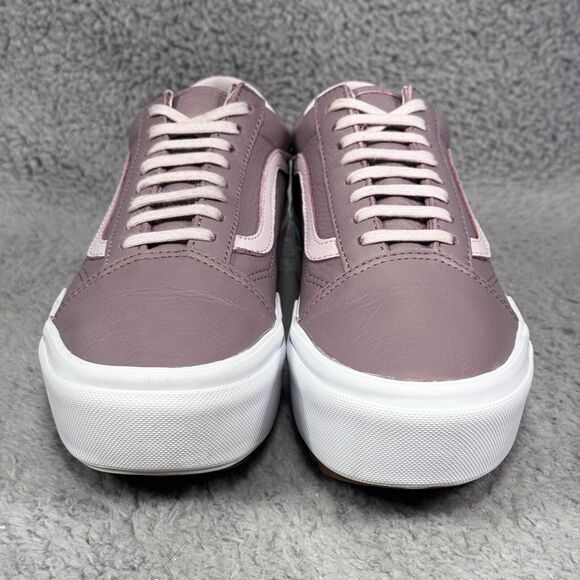 Vans Old Skool Stacked Womens Size 8 Platform Sneakers Shoes Purple Tumbled - Picture 2 of 9